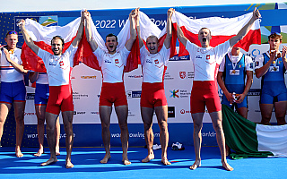 Polscy wioślarze zdobyli złoty medal mistrzostw świata w konkurencji czwórki podwójnej